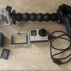 GoPro HERO4 Black and Silver Camera Set